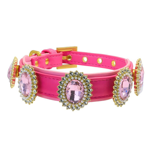 Tailory Radiant Pink Gem & Pearl Charm Set