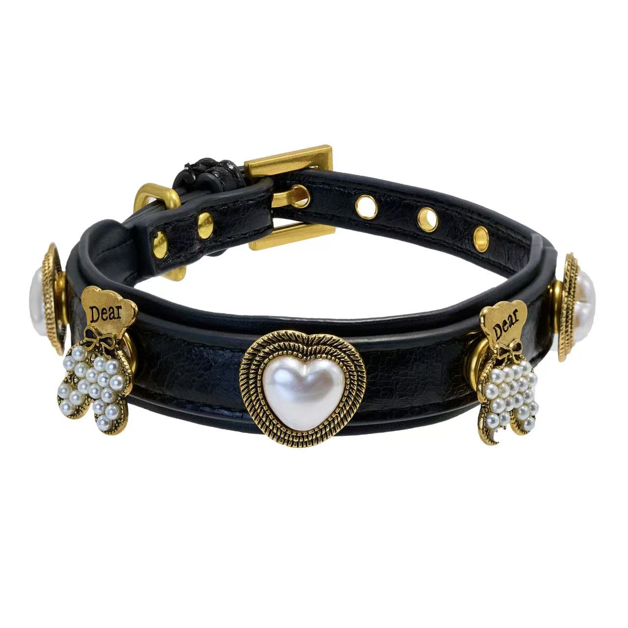 Tailory Dear Teddy Bear & Heart Pearl Charm Set