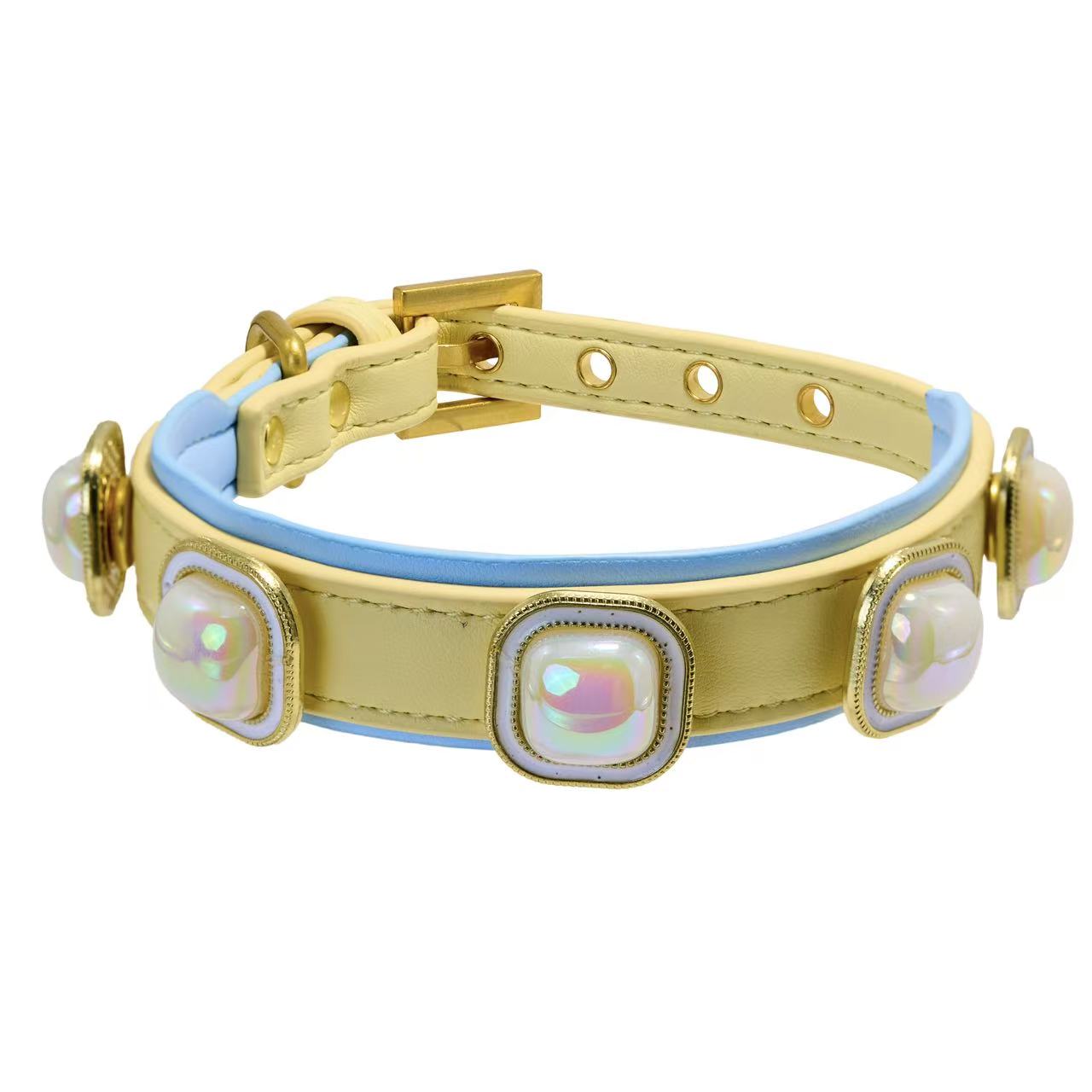 Tailory Opal & Gold Square Charm Set