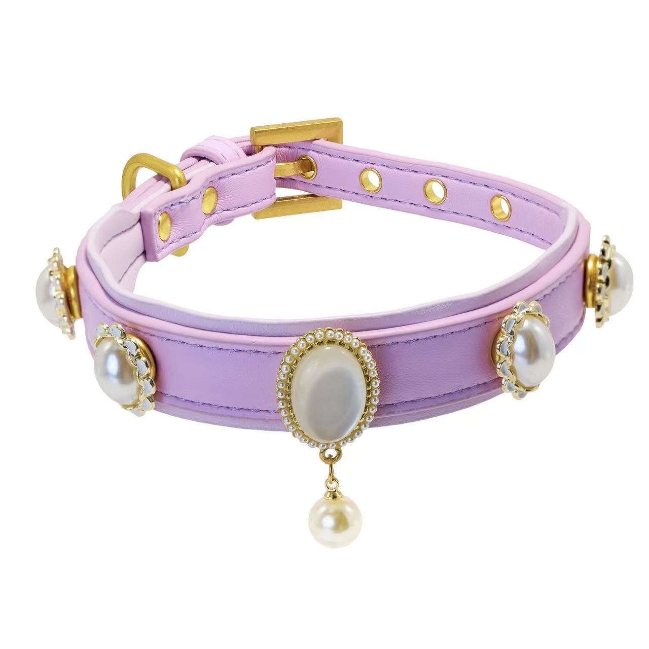 Tailory Elegant Pearl & Crystal Oval Charm Set