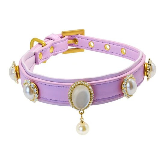 Tailory Elegant Pearl & Crystal Oval Charm Set