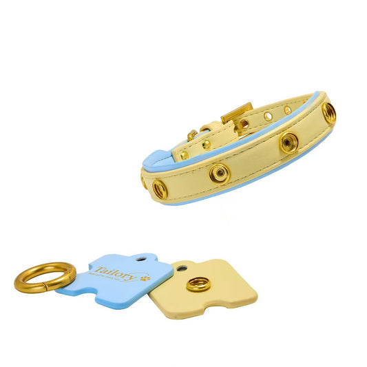 Classic Blue Base Collar – Customizable & Chic