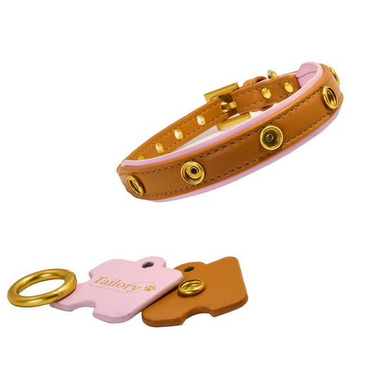Classic Brown Base Collar – Customizable & Chic