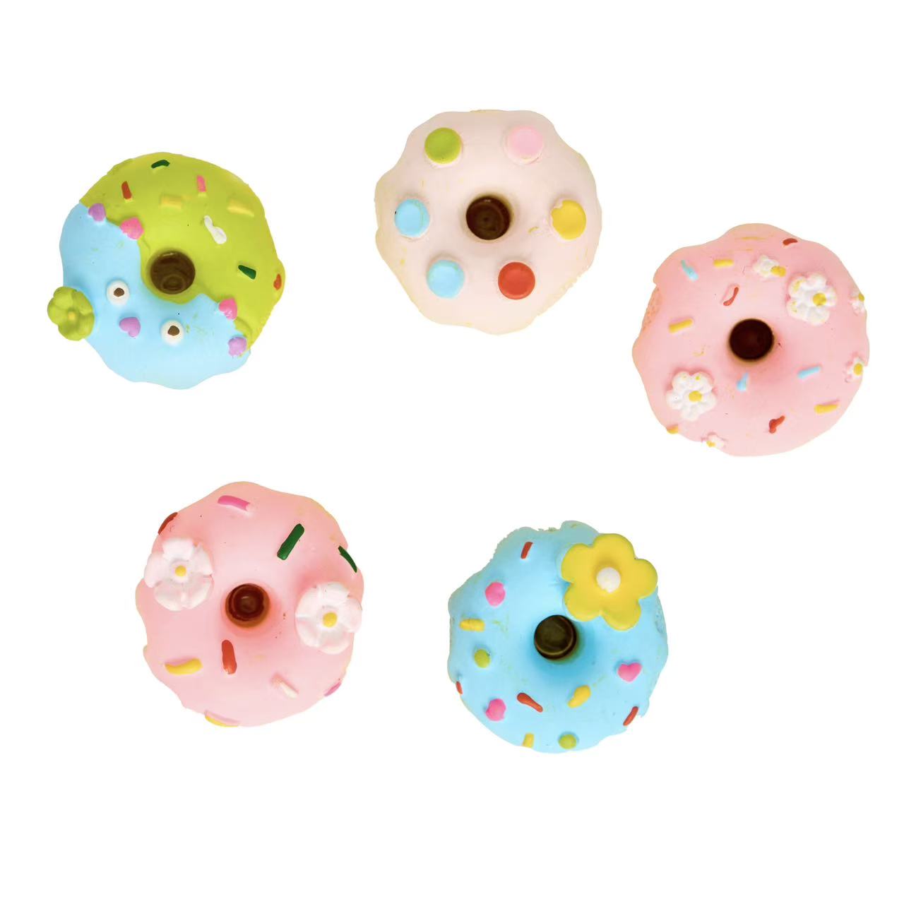 Tailory Colorful Donut Charm Set