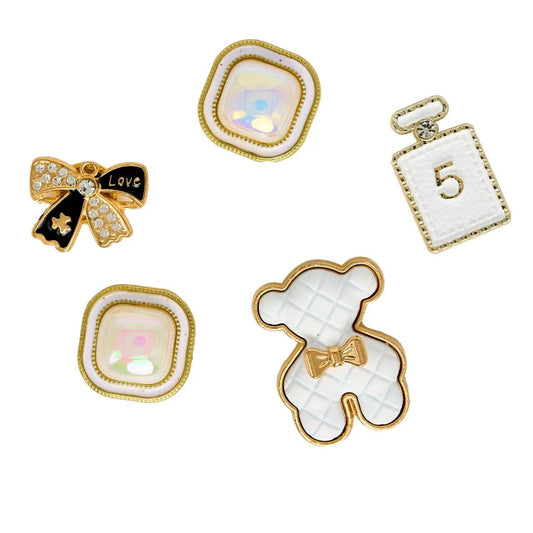Tailory Sweet Bow & Teddy Charm Set