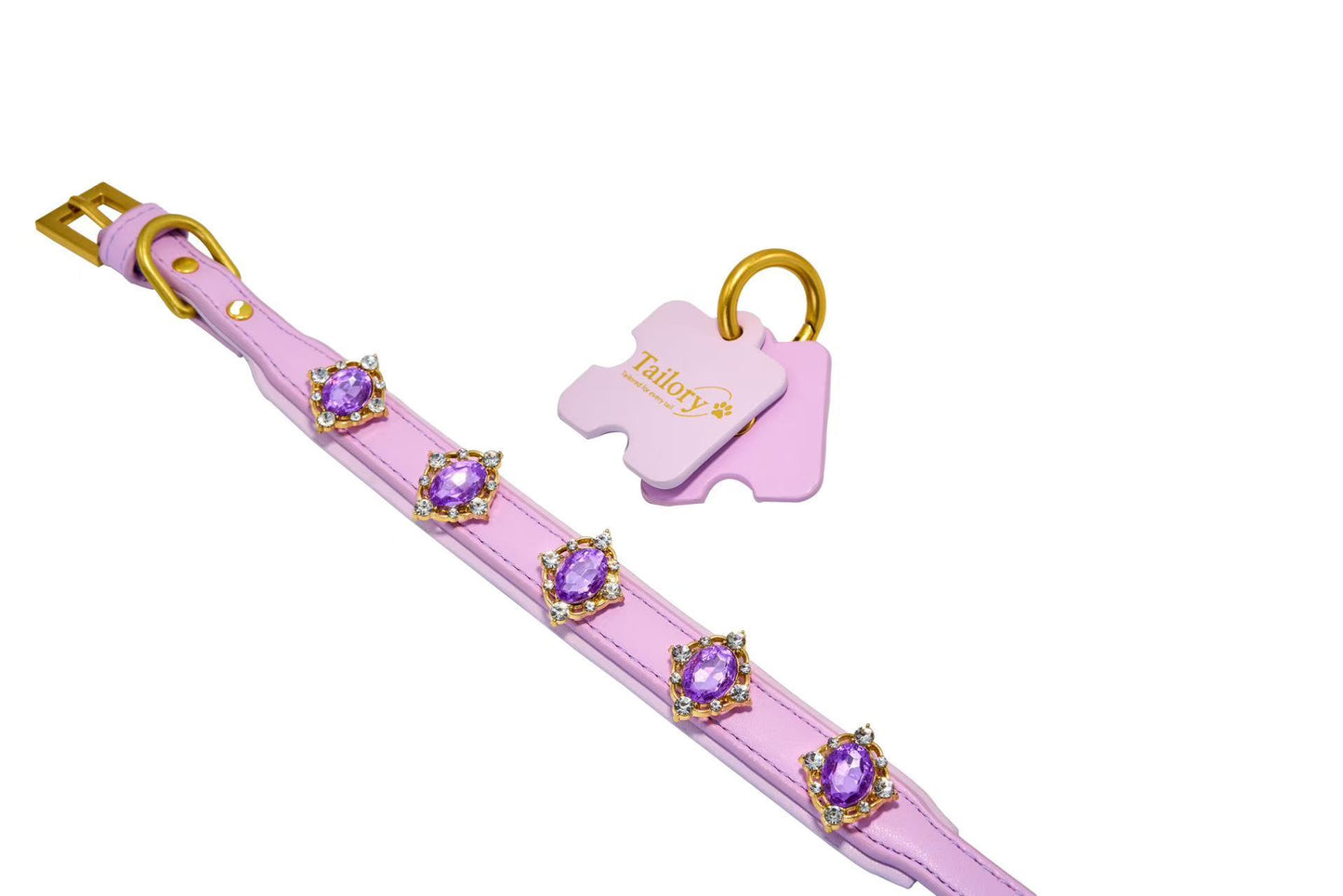 Tailory Purple Crystal & Rhinestone Charm Set