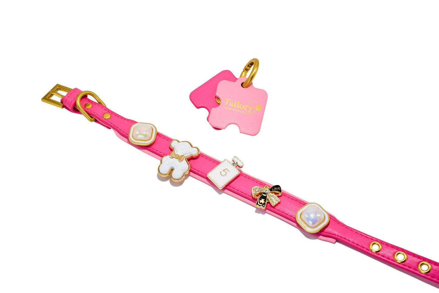 Tailory Sweet Bow & Teddy Charm Set