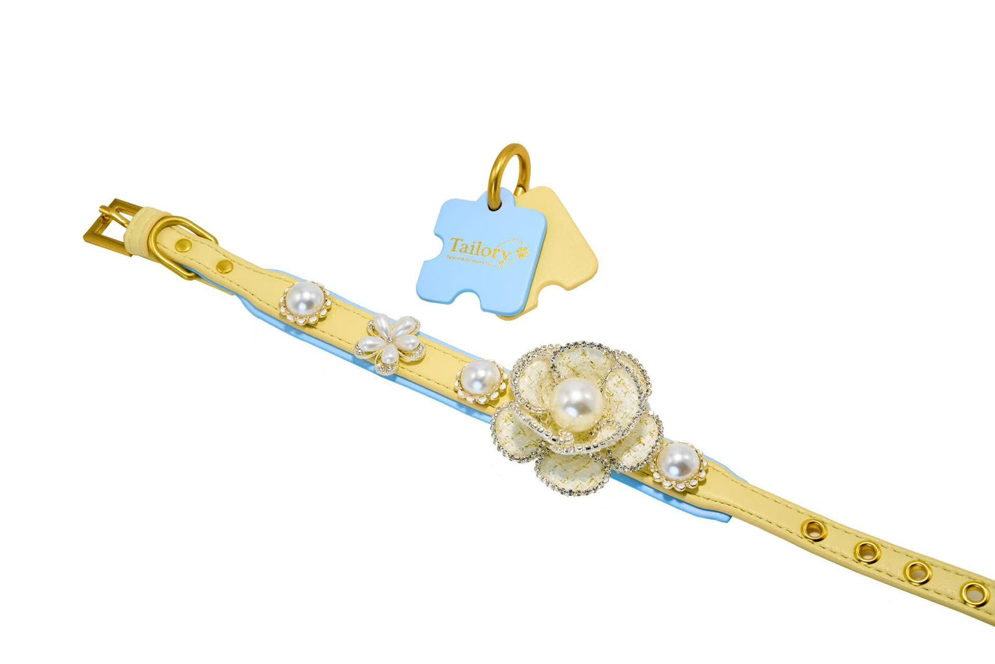 Tailory Premium Interchangeable Charms Set – Elegant Pearl and Crystal Floral Design