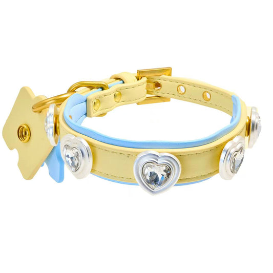 Tailory Elegant Clear Heart & Crystal Charm Set