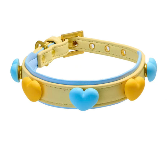 Tailory Playful Heart Charm Set (Blue &amp; Yellow)