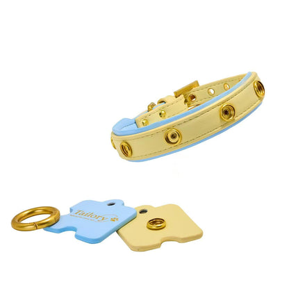 Classic Blue Base Collar – Customizable & Chic