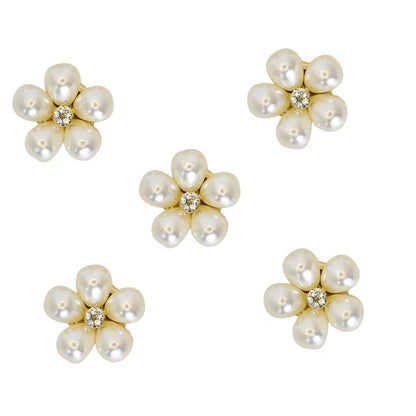 Tailory Classic Pearl Flower Charm Set