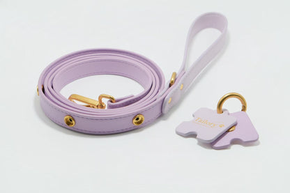 Tailory Faux Leather Pet Leash – Stylish and Durable with Decorative Button Design