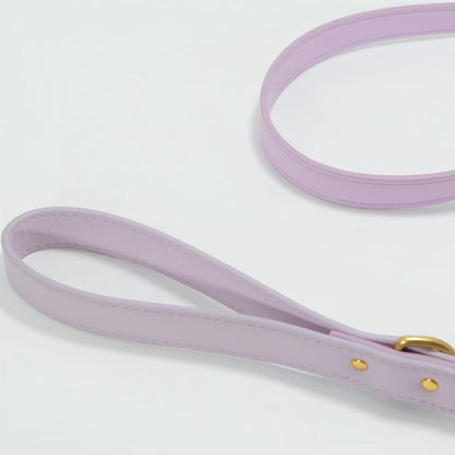 Tailory Faux Leather Pet Leash – Stylish and Durable with Decorative Button Design